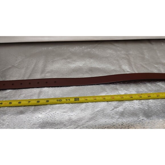 J.Crew Womens Small Dark Nutmeg 100% Italian Leather Classic Belt NWT - Picture 6 of 13